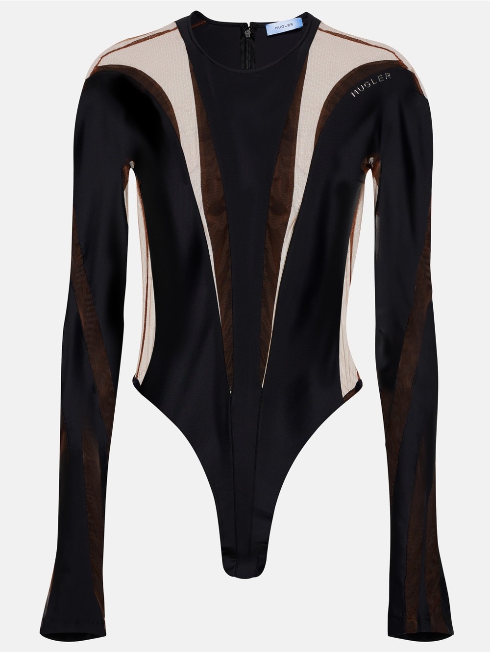 Mugler Paneled bodysuit